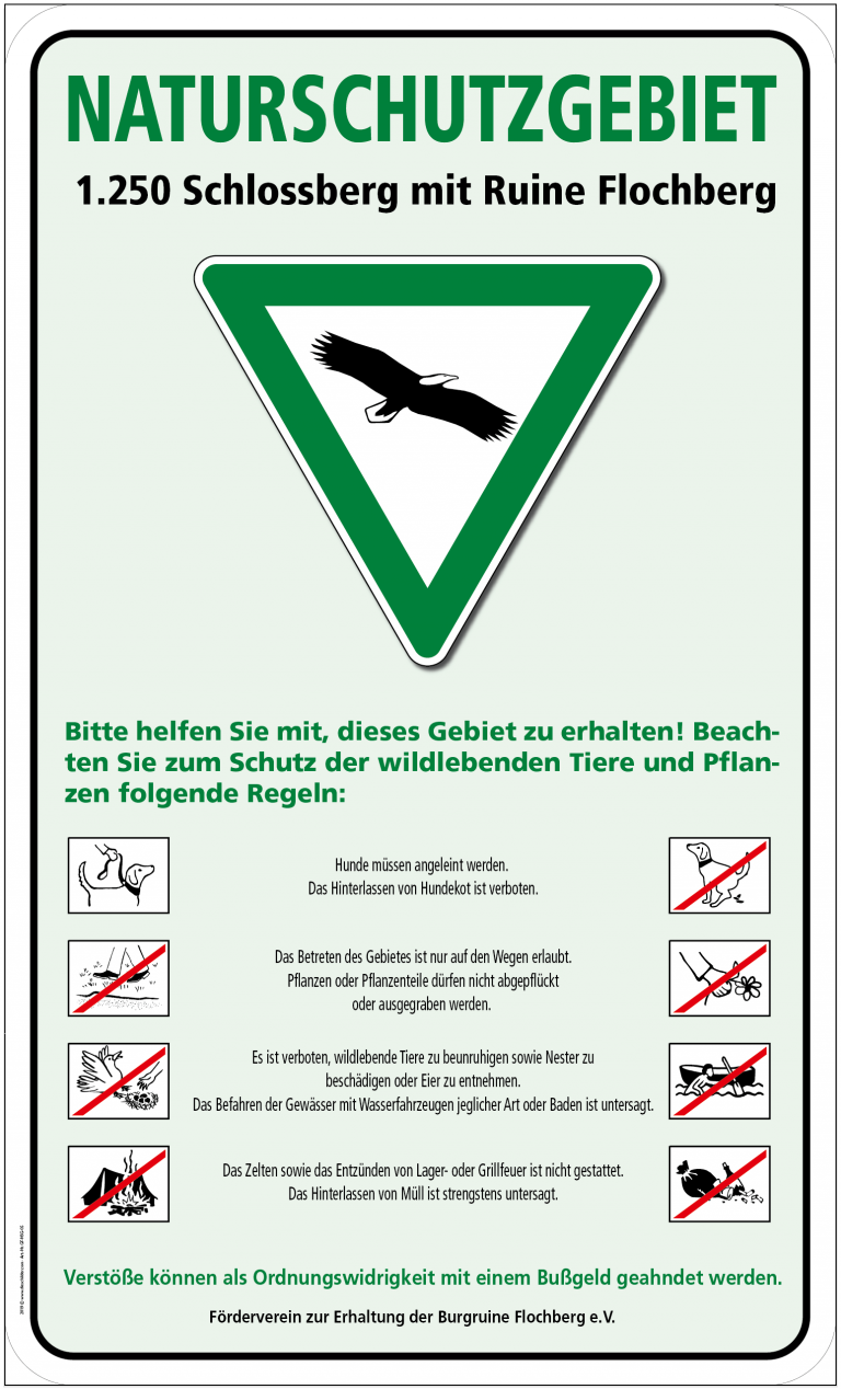 Naturschutzgebiet – Burgruine Flochberg